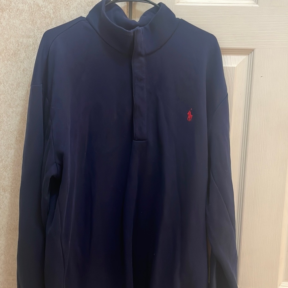 Mens XLT Polo by Ralph Lauren Navy blue sweatshirt